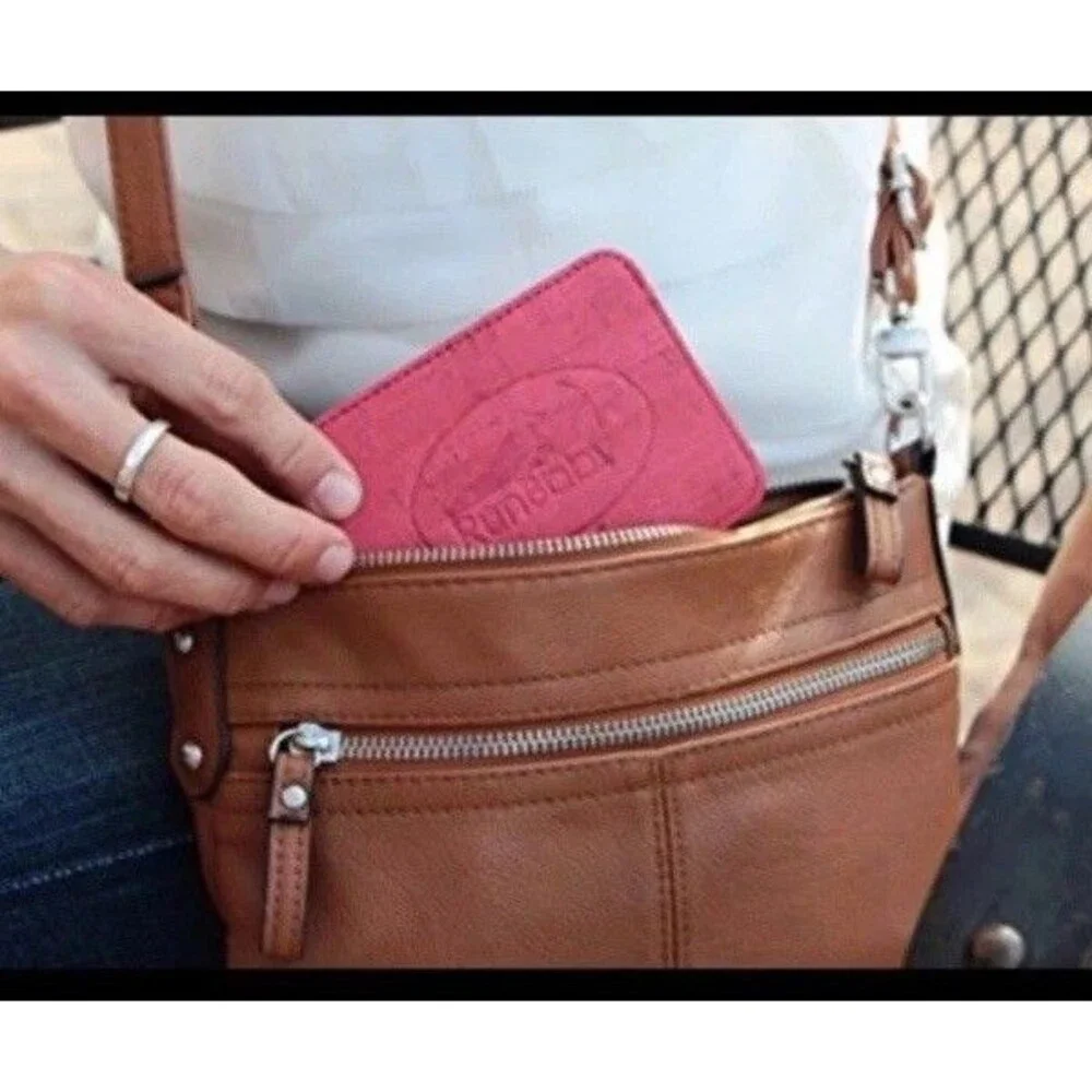 New Run Baby Ultra Thin Sport Wallet in Red